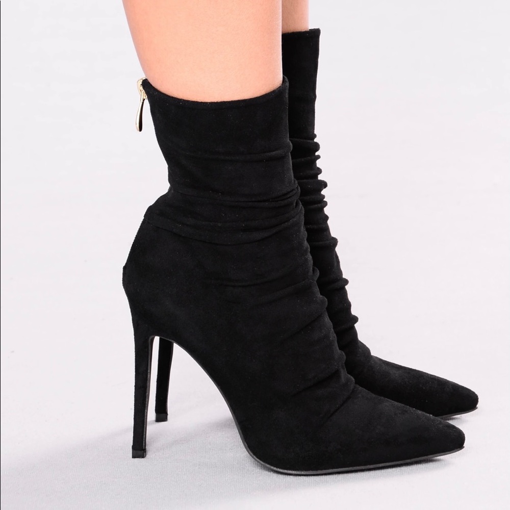 Black Ankle Boots - Brand New